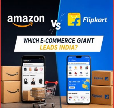 Amazon vs Flipkart: Which E-commerce Giant Leads India?-thumnail
