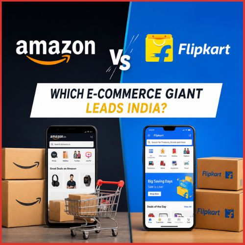 Amazon vs Flipkart: Which E-commerce Giant Leads India?-thumnail