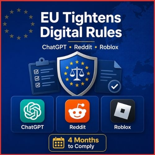 EU Gives ChatGPT, Reddit and Roblox Four Months to Meet Stricter Digital Rules-thumnail