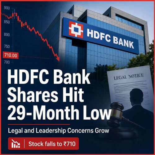 HDFC Bank Shares Hit 29-Month Low as Legal and Leadership Concerns Grow-thumnail