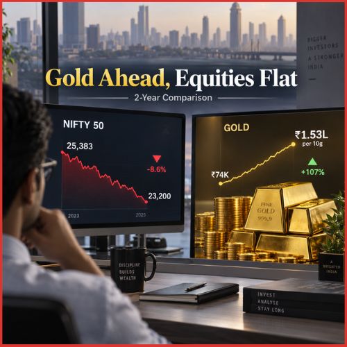 Indian Investors Saw Little Equity Growth in Two Years as Gold Pulled Ahead-thumnail