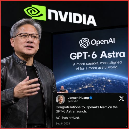 Nvidia CEO Says “AGI Has Arrived” Following OpenAI’s GPT-6 Astra Launch-thumnail