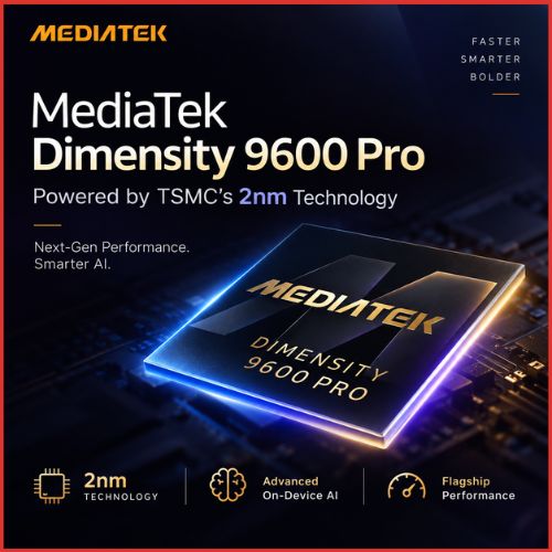 MediaTek Launches Dimensity 9600 Pro With TSMC’s 2nm Technology-thumnail