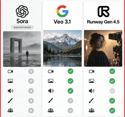 Sora vs Veo vs Runway: Which AI Video Generator Is Actually Best in 2026?-thumnail