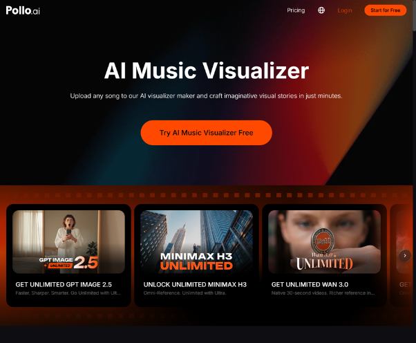 AI Music Visualizer