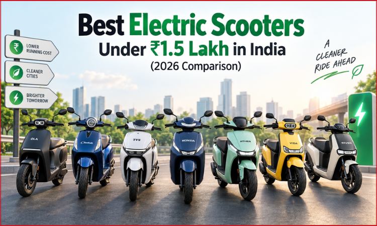 Best Electric Scooters Under ₹1.5 Lakh
