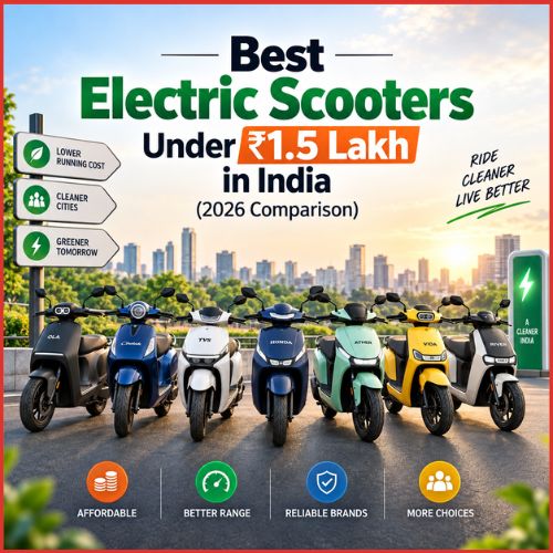 Best Electric Scooters Under ₹1.5 Lakh in India (2026 Comparison)-thumnail