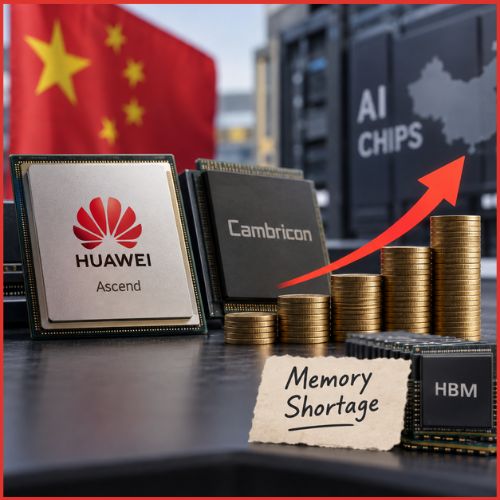 Chinese AI Chip Prices Rise as Memory Shortage Hits Huawei and Rivals-thumnail