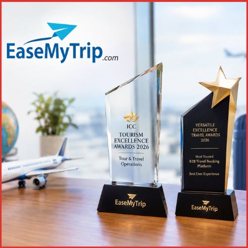 EaseMyTrip Adds Two Major 2026 Industry Honours as Travel-Tech Push Expands-thumnail