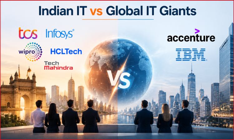 Indian IT companies vs global IT companies