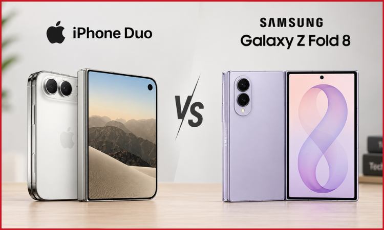 iPhone Duo vs Samsung Galaxy Z Fold 8