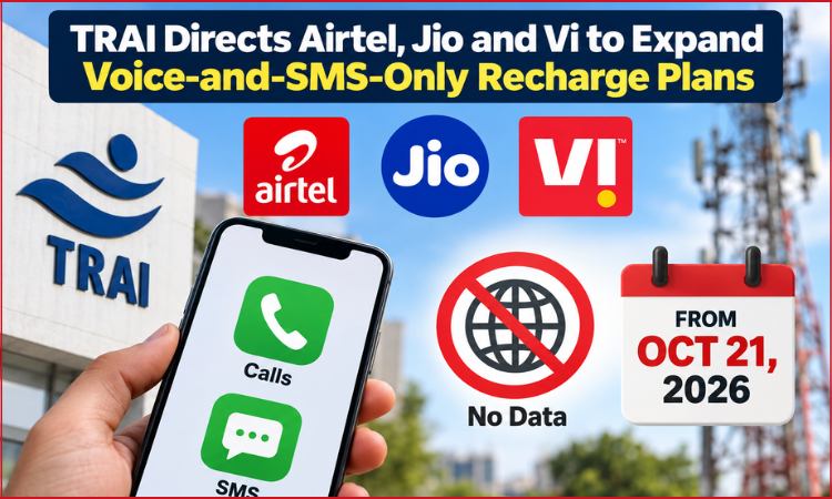 Voice and SMS only recharge plans