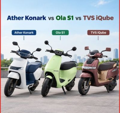 Ather Konark vs Ola S1 vs TVS iQube: Battle of Budget Electric Scooters-thumnail