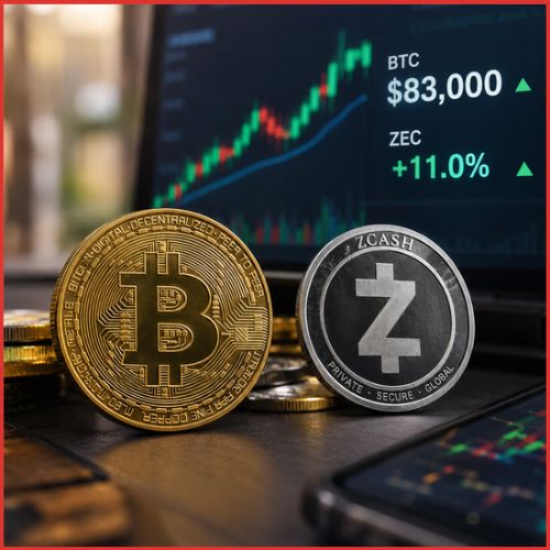 Bitcoin Holds Near $83,000 as AI-Led Tech Rally Lifts Crypto, Zcash Jumps 11%-thumnail