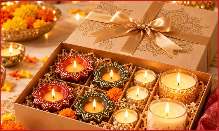 Diya and Candle Gift Sets