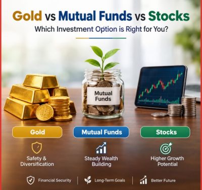 Gold vs Mutual Funds vs Stocks: Best Investment Option in 2026-thumnail