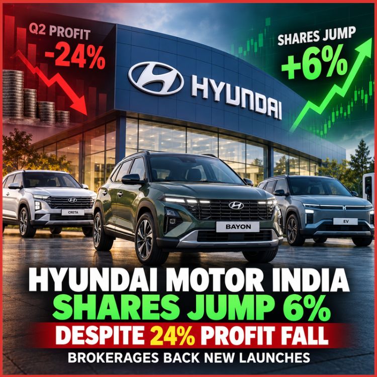 Hyundai Motor India Shares Jump 6% Despite 24% Profit Fall as Brokerages Back New Launches-thumnail