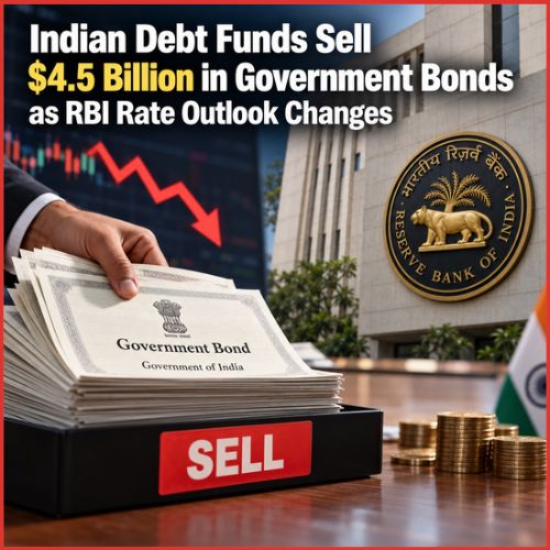 Indian Debt Funds Sell $4.5 Billion in Government Bonds as RBI Rate Outlook Changes-thumnail