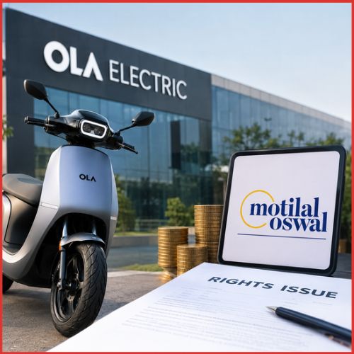 Ola Electric Rights Issue Opens as Motilal Oswal Entities Apply for 2.39 Crore Shares-thumnail