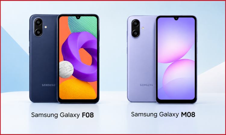 Samsung Galaxy M08 and F08